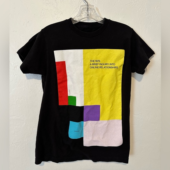 The 1975 A Brief Inquiry Into Online Band Tee 2018 2019 Tour Merch T Shirt Small - Picture 1 of 5